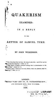 Tapa de Quakerism examined