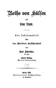 Tapa de Botho von Hülsen und seine leute