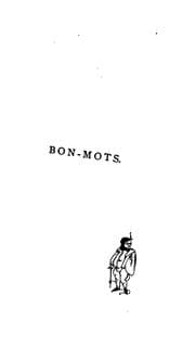 Tapa de Bon-mots of Sydney Smith and R. Brinsley Sheridan