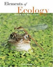 Tapa de Elements of ecology