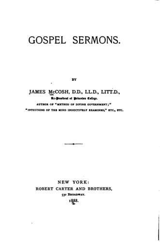 Tapa de Gospel sermons