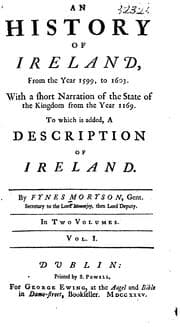 Tapa de An history of Ireland, from the year 1599, to 1603