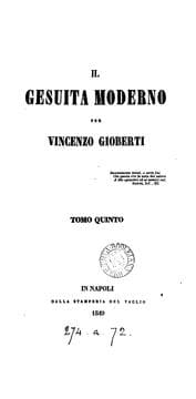 Tapa de Il gesuita moderno