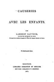 Tapa de Causeries avec les enfants