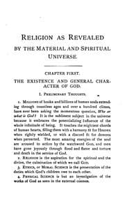 Tapa de Religion As Revealed by the Material and Spiritual Universe