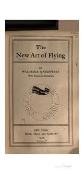 Tapa de The new art of flying