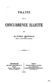Tapa de Traité de la concurrence illicite
