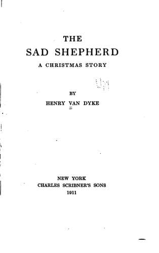 Tapa de The sad shepherd