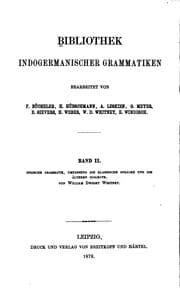 Tapa de Indische Grammatik