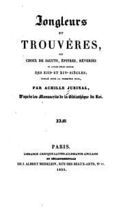 Tapa de Jongleurs et trouvères