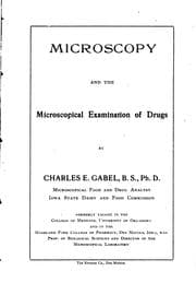 Tapa de Microscopy and the microscopical examination of drugs