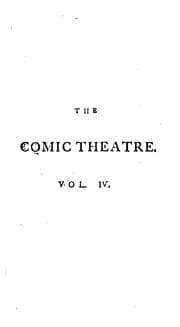 Tapa de The comic theatre