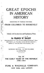 Tapa de Great epochs in American history