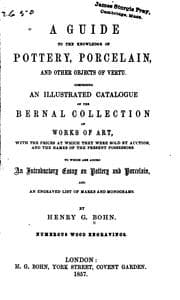 Tapa de A guide to the knowledge of pottery, porcelain, and other objects of vertu