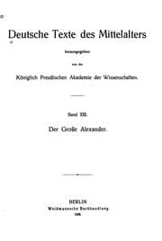 Tapa de Der Grosse Alexander
