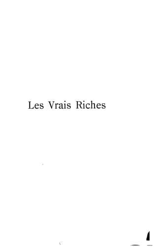 Tapa de Les vrais riches ...