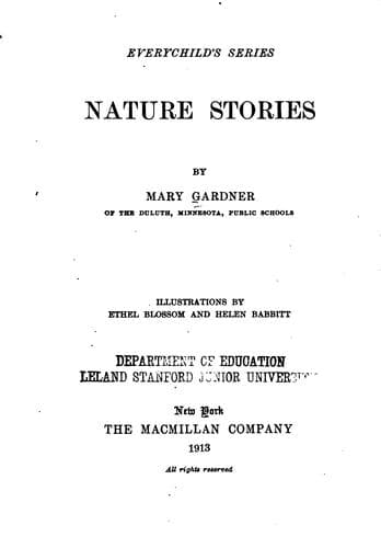 Tapa de Nature stories