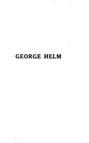 Tapa de George Helm