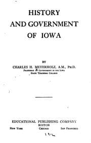 Tapa de History and government of Iowa