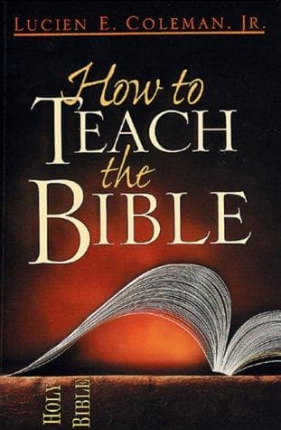 Tapa de How to Teach the Bible