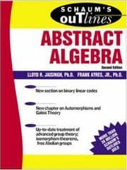 Tapa de Schaum's outline of theory and problems of abstract algebra