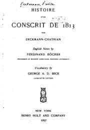 Tapa de Histoire d'un conscrit de 1813