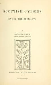 Tapa de Scottish Gypsies under the Stewarts