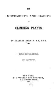 Tapa de The movements and habits of climbing plants