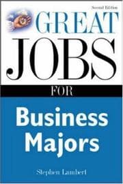Tapa de Great Jobs for Business Majors