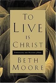 Tapa de To live is Christ