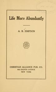 Tapa de Life more abundantly