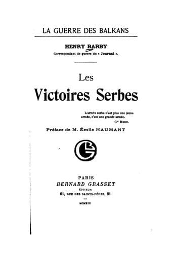 Tapa de La guerre des Balkans