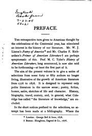 Tapa de A century of American literature, 1776-1876