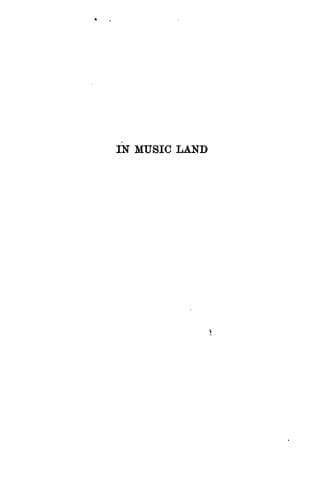 Tapa de In music land