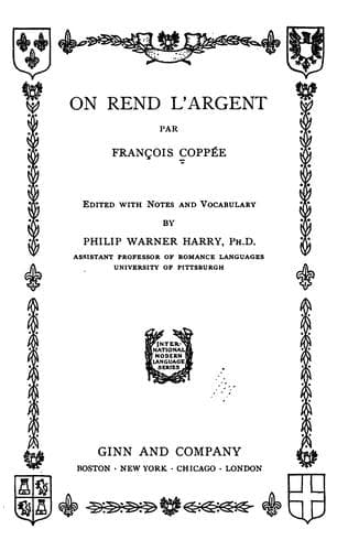 Tapa de On rend l'argent