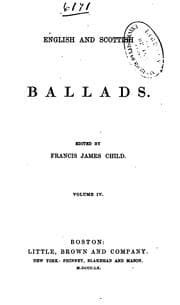 Tapa de English and Scottish ballads