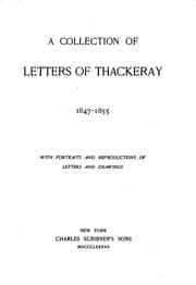 Tapa de A collection of letters of Thackeray, 1847-1855