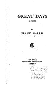 Tapa de Great days