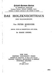 Tapa de Das Holzknechthaus, eine Waldgeschichte