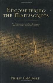 Tapa de Encountering the Manuscripts