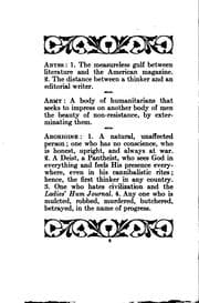 Tapa de The Roycroft dictionary concocted by Ali Baba and the bunch on rainy days
