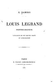 Tapa de Louis Legrand, peintre-graveur