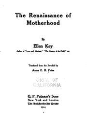 Tapa de The renaissance of motherhood