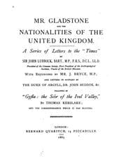 Tapa de Mr. Gladstone and the nationalities of the United Kingdom