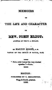 Tapa de Memoirs of the life and character of Rev. John Eliot