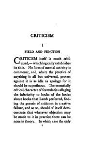 Tapa de Criticism