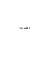 Tapa de You and I