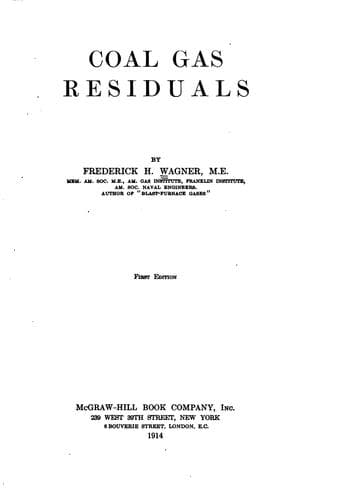 Tapa de Coal gas residuals