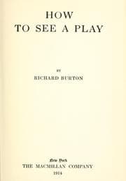 Tapa de How to see a play