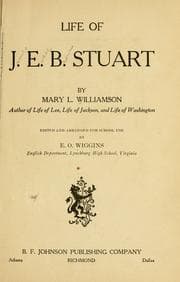Tapa de The life of J. E. B. Stuart